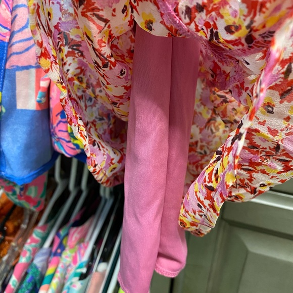 Cute Pink lined summer dress! - Picture 6 of 9